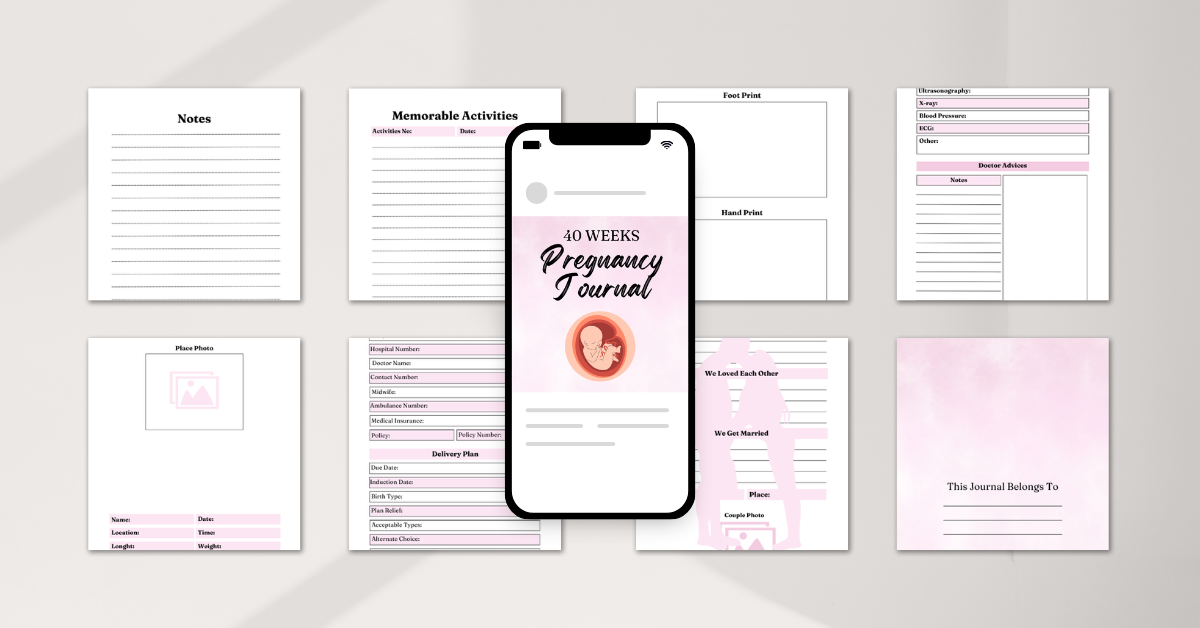 40 Weeks Pregnancy Journal
