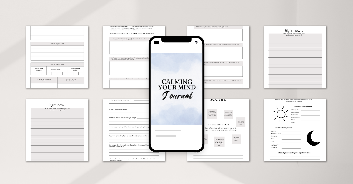 Calming Your Mind Journal