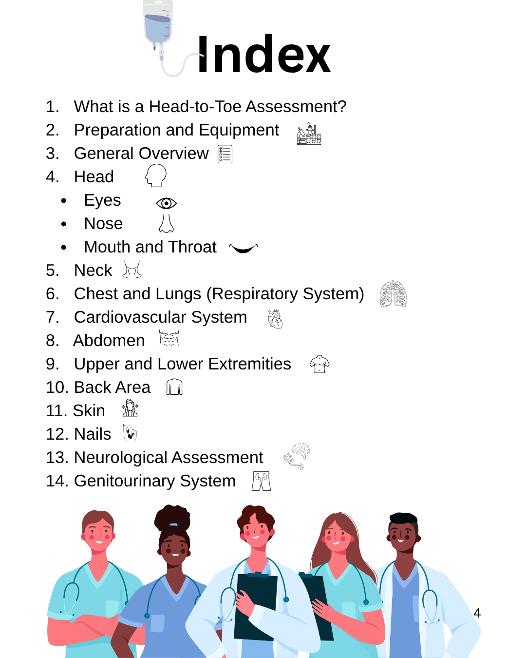 Head to toe assessment